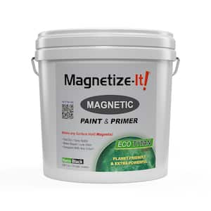 Magnetize-It Magnetic Paint and Primer (Water Based) - Eco Titan Extra Strong and Sustainable 10 L, Black