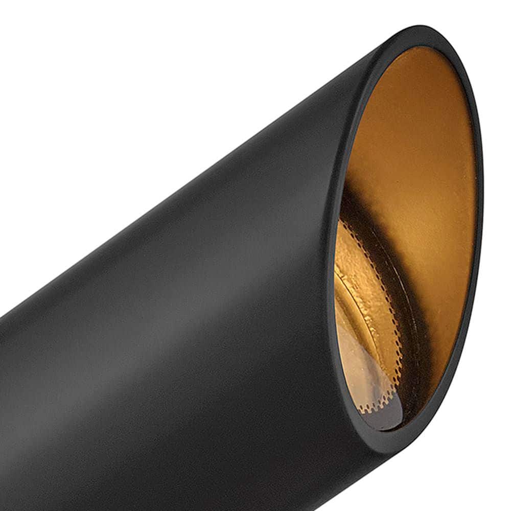 Satin Black Low Voltage LED Spot Light with Clear Lens