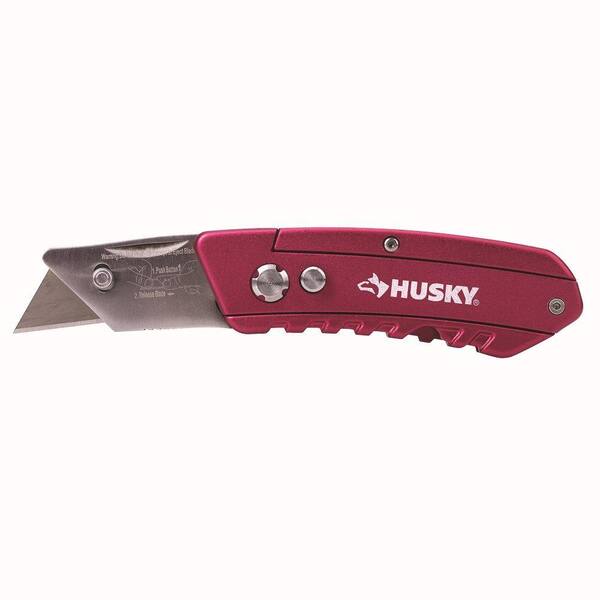 Husky 2.36 in. Medium Folding Utility Knife