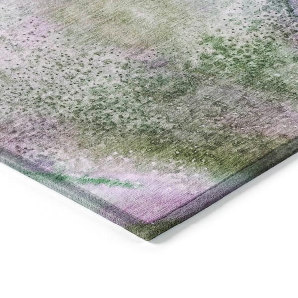 Chantille ACN505 Purple 2 ft. 6 in. x 3 ft. 10 in. Machine Washable Indoor/Outdoor Geometric Area Rug