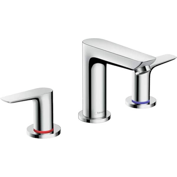 Hansgrohe Talis E 8 in. Widespread 2-Handle Bathroom Faucet in Chrome