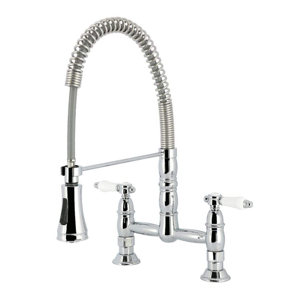 Bel-Air 2-Handle Deck Mount Standard Kitchen Faucet in Polished Chrome price history on PriceWatchPro