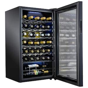 Wine Fridge, Freestanding Wine Refrigerator, 34 Bottle Wine Cooler