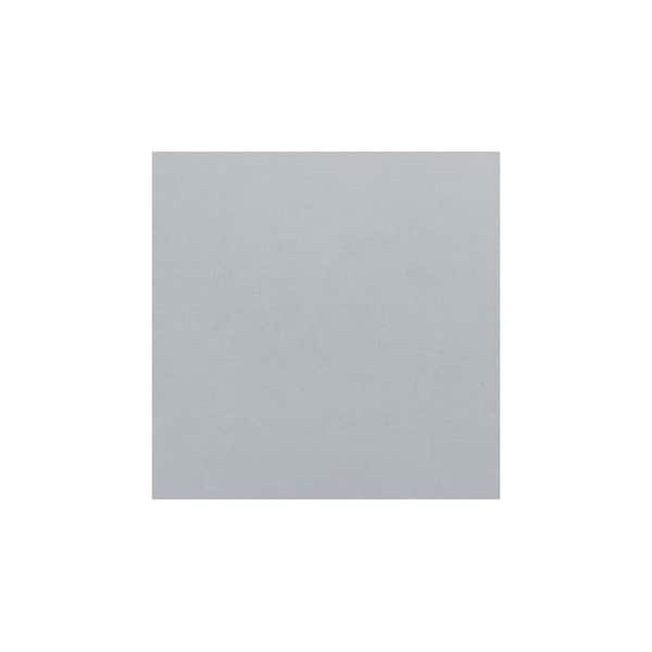Giorbello True Gray 4 in. x 4 in. x 8mm Glass Subway Tile Sample