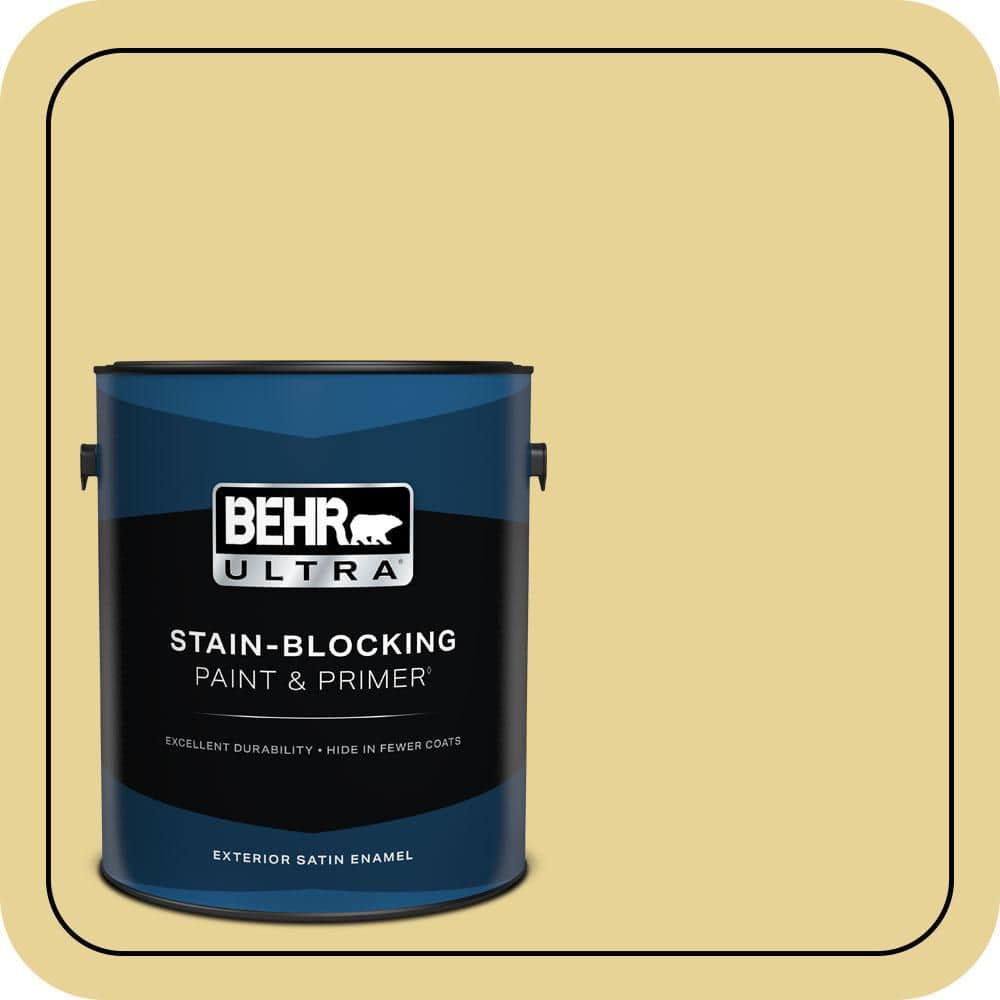 1 gal. #390D-4 Honey Beige Satin Enamel Exterior Paint & Primer price history on PriceWatchPro