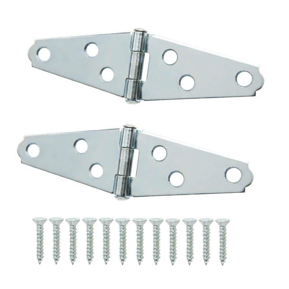 Brass Plated Strap Hinge / Writing slop Hinge (pair with screws