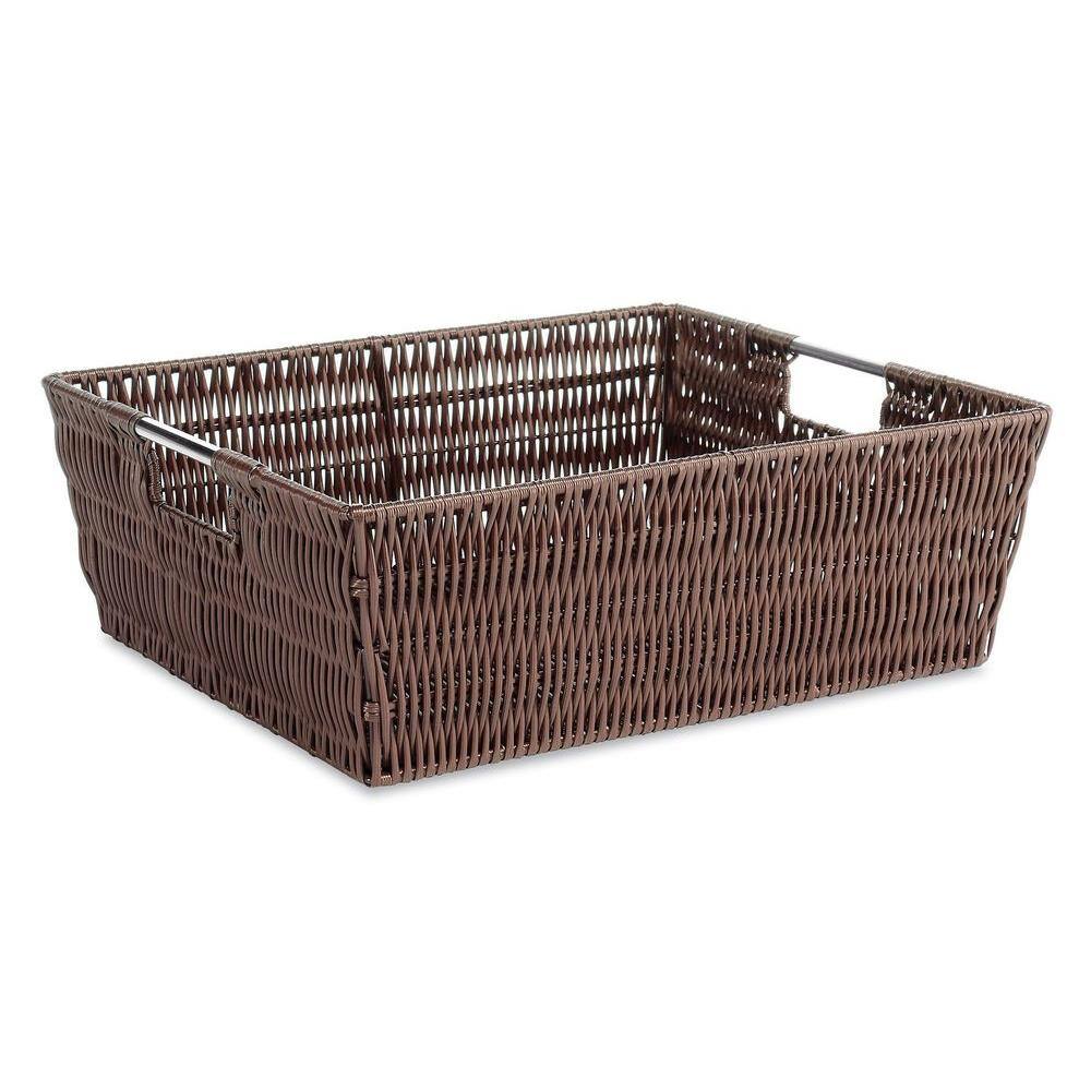 Bathrooms and Shelves Grey Small Storage Baskets for Cupboards Clay Roberts Storage Baskets 4 Pack 