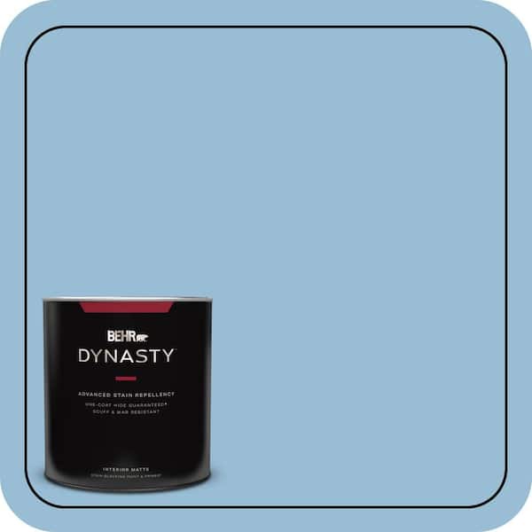 1 qt. #PPU14-11 Gentle Sky Matte Interior Stain-Blocking Paint & Primer