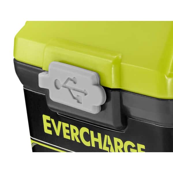RYOBI - ONE+ 18V Lithium-Ion Cordless EVERCHARGE LED Area Light with (1) 1.3 Ah Battery and (1) Wall Mount Adaptor Charger