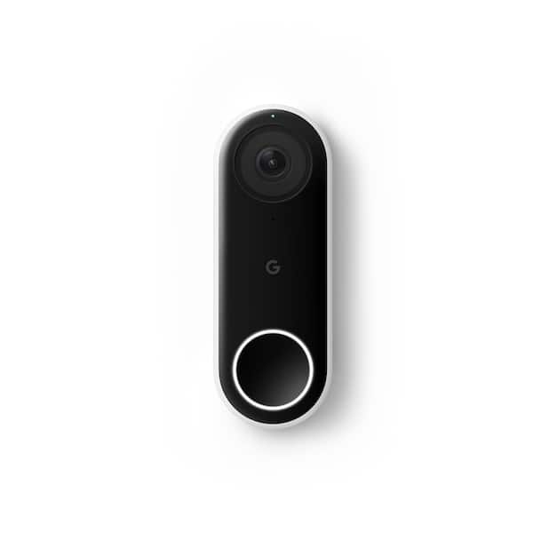 Google Nest Doorbell (Wired) - Smart Wi-Fi Video Doorbell Camera + 