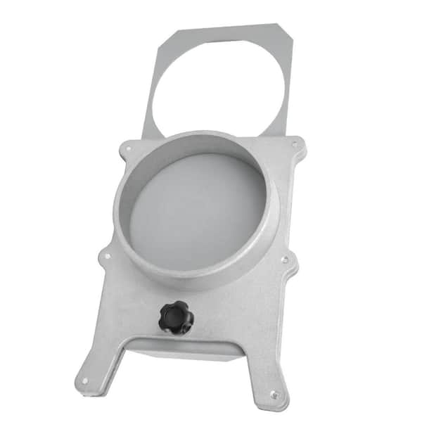 ‎POWERTEC 6 in. Aluminum Blast Gate for Dust Collector, Dust Collection Fittings