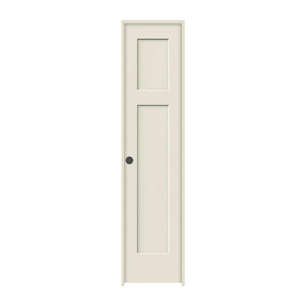 JELD-WEN 18 in. x 80 in. 2 Panel Craftsman Primed Right-Hand