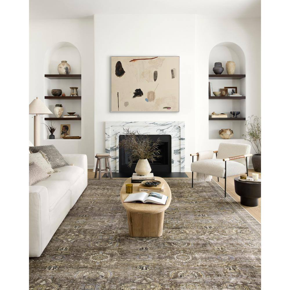 Ivory Elegance Synthetic Rectangular Easy-Care Rug