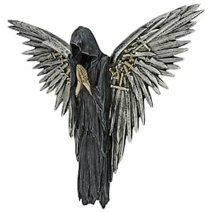 11.5 in. x 12.5 in. Soul of the Warrior Grim Reaper Wall Sculpture