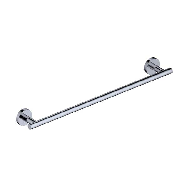 WS Bath Collections Norm 20 in. Wall Mounted Towel Bar in Polished Chrome