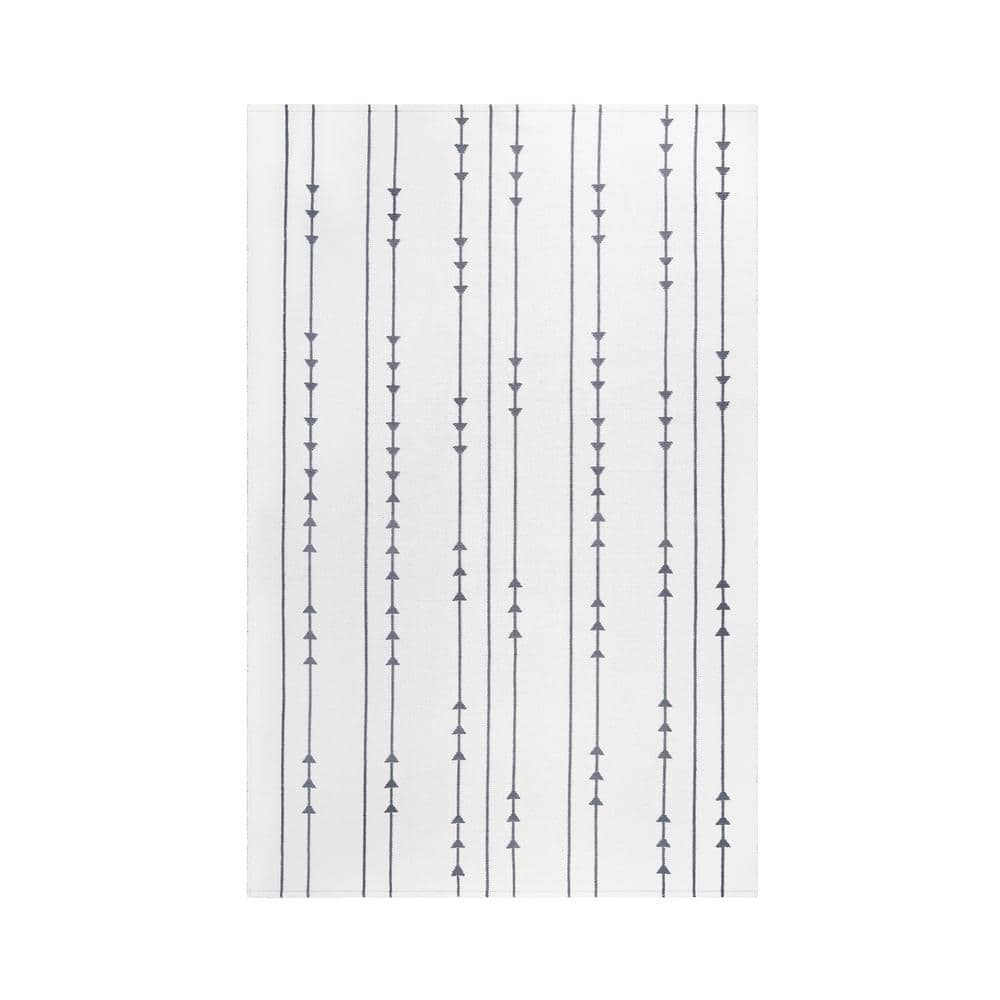 SUPERIOR Jaala Ivory 3 ft. 6 in. x 5 ft. 6 in. Modern Bohemian Indoor