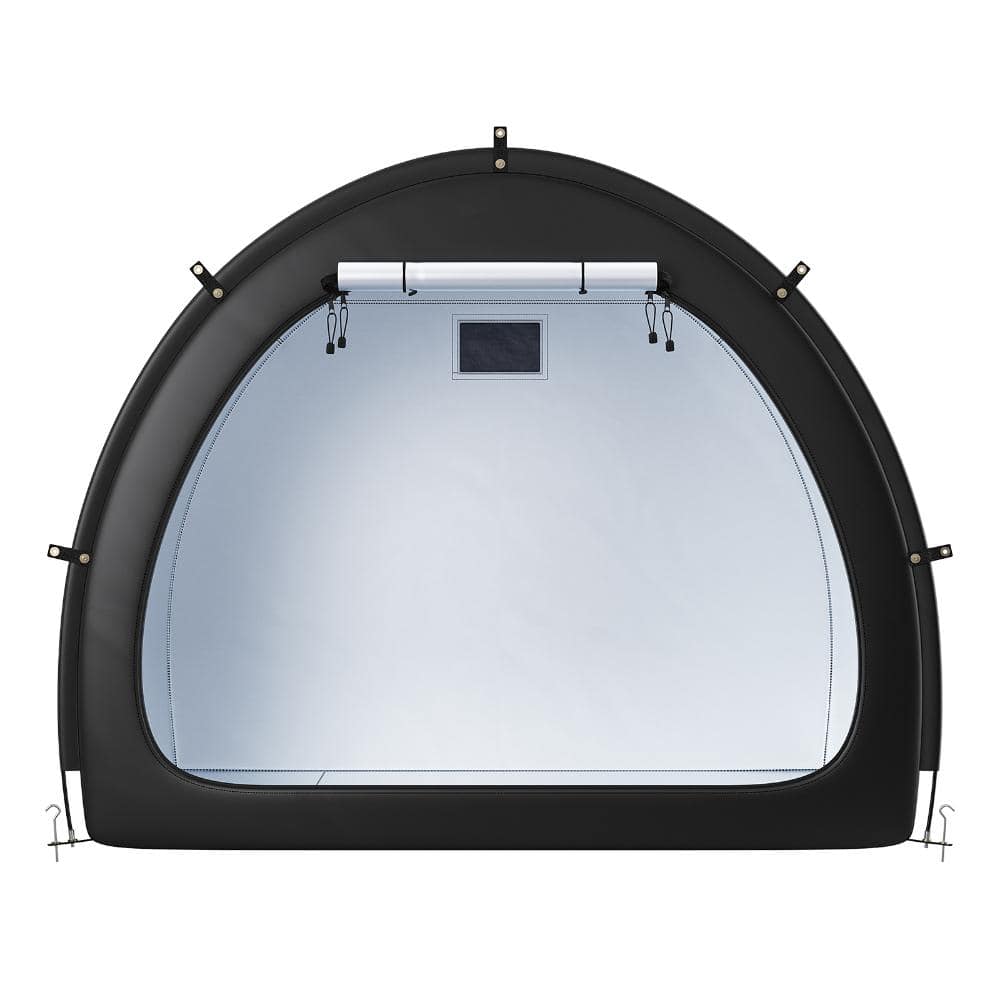 plastic Outdoor Bike Storage 7 Ft.W x 5 Ft.D Tent Fan-Shaped Waterproof Bike Tent for 4 to 5 Bikes,Fiberglass frame price history on PriceWatchPro
