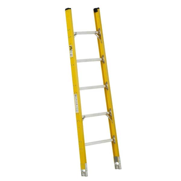 Werner 6 ft. Fiberglass Tapered Sectional Ladder with 375 lb. Load Capacity Type IAA Duty Rating - Top Section