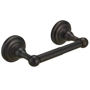 Traditional Double Post Spring Wall Mounted Towel Bar Toilet Paper Holder in Oil Rubbed Bronze
