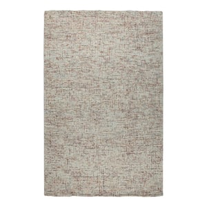 Light Brown 5 ft. x 8 ft. Hand-Tufted Wool Modern Modern Tufted Loop Rug Area Rug