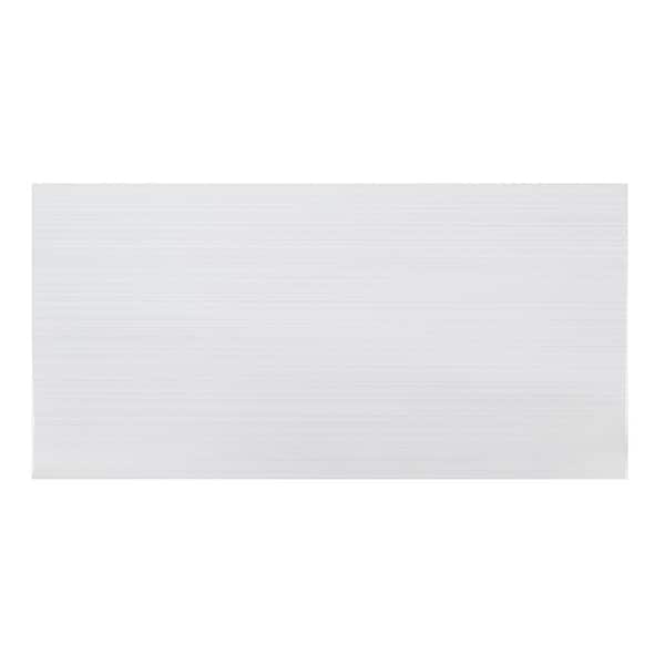 Jeffrey Court Wisteria White 10 in. x 20 in. Glossy Ceramic Wall Tile (1.388 sq. ft.)