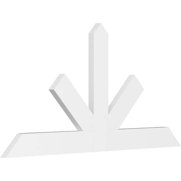 Ekena Millwork Saratoga 72 in. W x 36 in. H x 2 in. D Signature Polyurethane Bracket