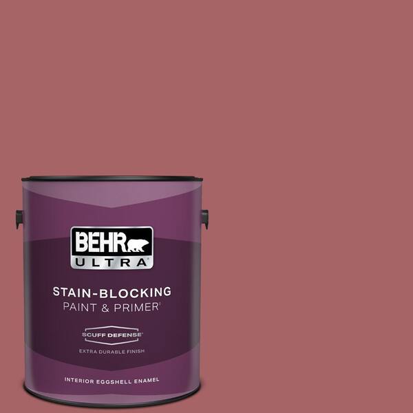 BEHR ULTRA 1 gal. #PPU1-06 Rose Marquee Extra Durable Eggshell Enamel Interior Paint & Primer