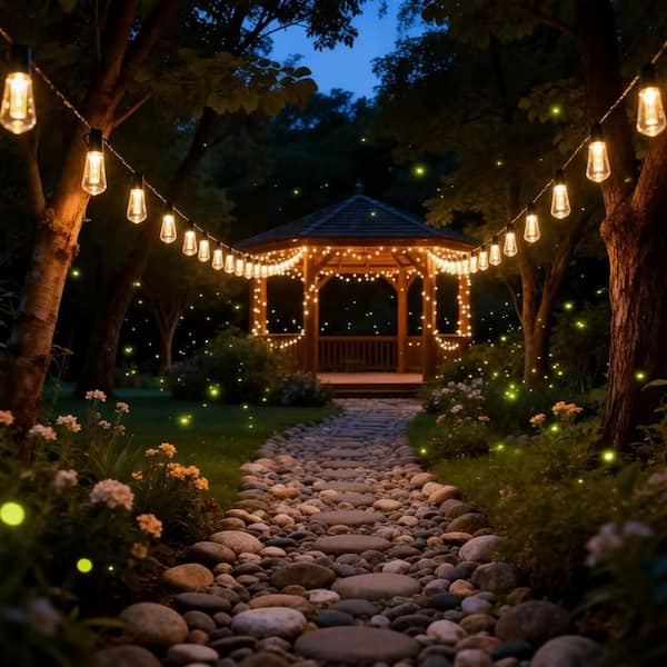 25 Lights - 50 ft. Indoor/Outdoor Plug-In ST38 Shatterproof Integrated LED Fairy String-Light (E12 Base)
