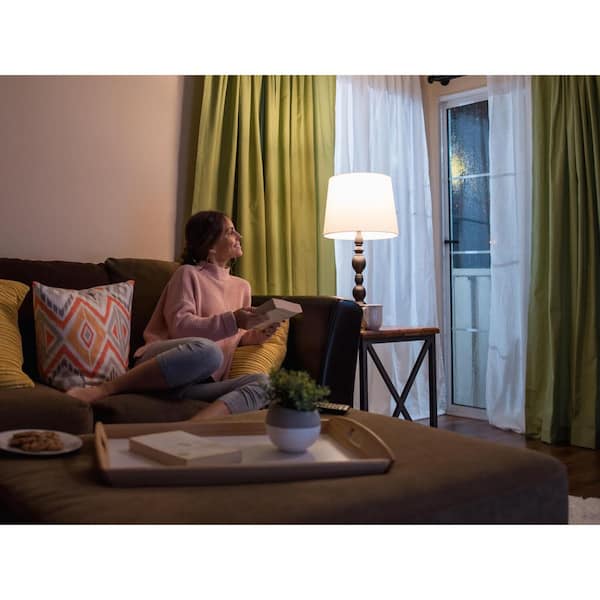 60-Watt Equiv A21 USB White Battery Backup E26 Magic Bulb LED Light Bulb Selectable White(2700K/3000K/3500K/4000K/5000K)