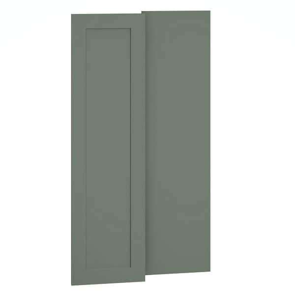 QuickShip Cottage 12 in. W x 0.75 in. D x 42 in. D Wall Decorative End Panel in Conifer