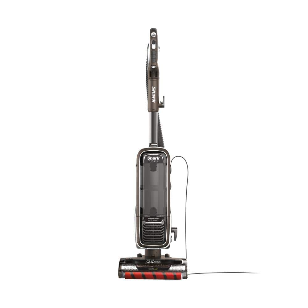 Shark APEX DuoClean Powered Lift-Away Bagless Corded Upright Vacuum with  Self-Cleaning Brushroll in Gray AZ1002 AZ1002 The Home Depot