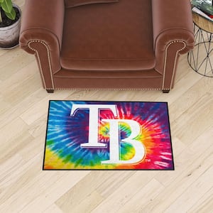 FANMATS Tampa Bay Rays 4 ft. x 6 ft. Area Rug 7087 - The Home Depot