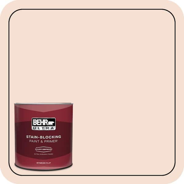 BEHR ULTRA 1 qt. #240E-1 Muffin Mix Extra Durable Flat Interior Paint & Primer