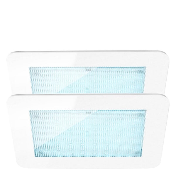 Mr.Steam 12.62 in. W. ChromaTherapy Light with LED Clusters in White (2-Pack)