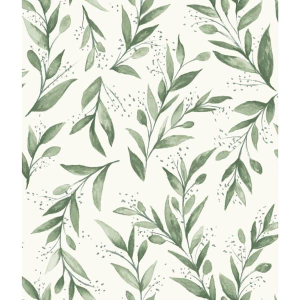 Magnolia Home by Joanna Gaines Olive Branch Paper Peel & Stick Repositionable Wallpaper Roll (Covers 34 Sq. Ft.)