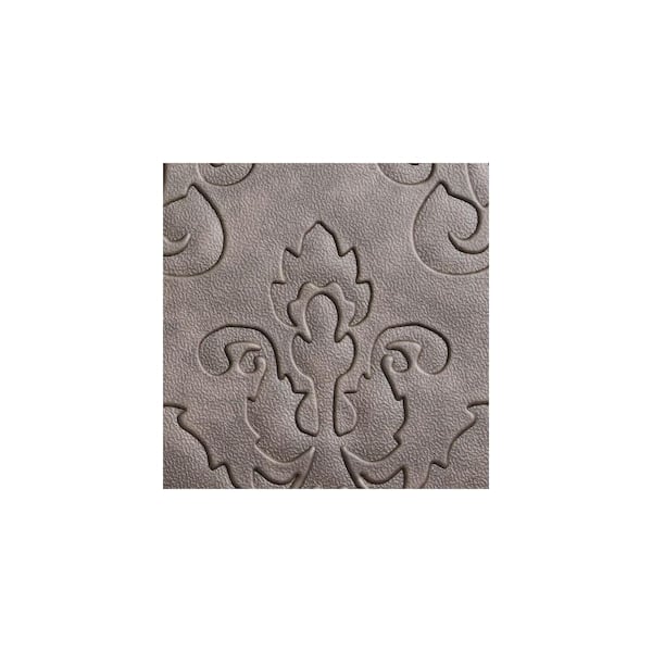 Marni Brown 17.5 in. x 48 in. Floral Synthetic Kitchen Mat