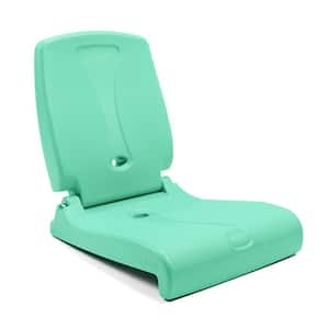 Flip Seat Mint Green Plastic Folding Beach Chair