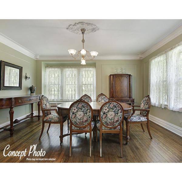 Primed White Polyurethane Decorative Ceiling Medallion 31.5 Inch