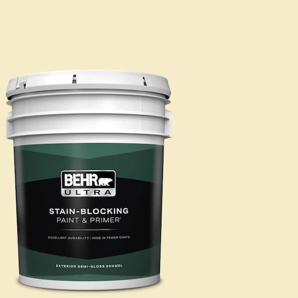 BEHR ULTRA 5 gal. #390E-2 Starbright Semi-Gloss Enamel Exterior Paint & Primer