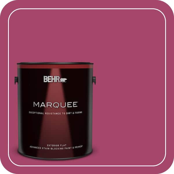 BEHR MARQUEE 1 gal. Home Decorators Collection #HDC-SM14-1 Fuschia Flair Flat Exterior Paint & Primer