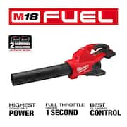 M18 FUEL Dual Battery 145 MPH 600 CFM 18V Lithium-Ion Brushless Cordless Handheld Blower with M18 FUEL Hedge Trimmer