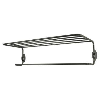 USE Ollipsis 24 In. Shelf and Towel Rod Satin Nickel-DISCONTINUED