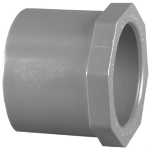 Charlotte Pipe 4 in. x 3 in. PVC Sch. 80 Reducer Bushing PVC 08107 5600