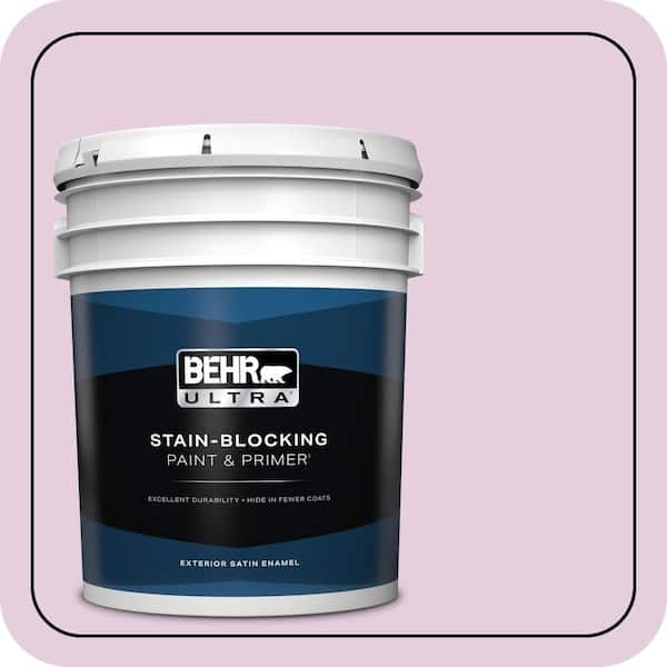 BEHR ULTRA 5 gal. #680C-3 Rose Glow Satin Enamel Exterior Paint & Primer