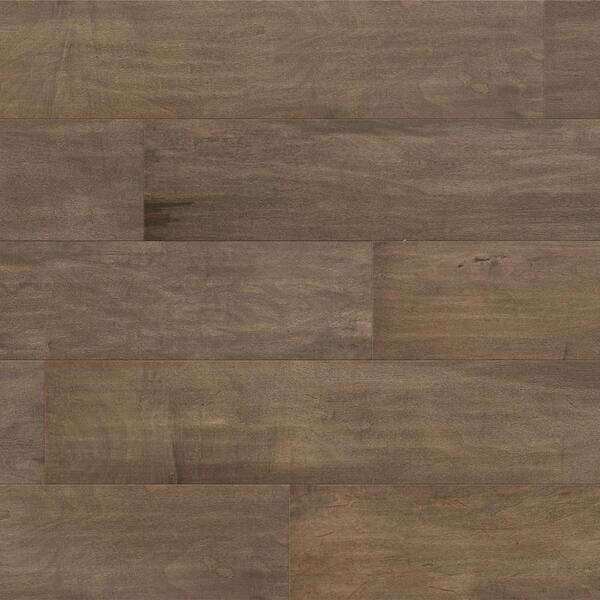 Take Home Sample - Ample Flint 7.5 in. W x 4 in. L Waterproof Engineered Hardwood Flooring