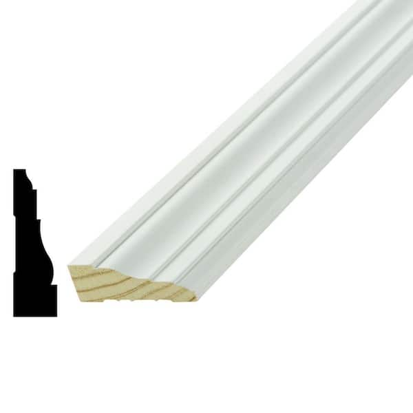 Alexandria Moulding LWM366 1/2 in. x 2-1/4 in. Primed Finger-Jointed ...