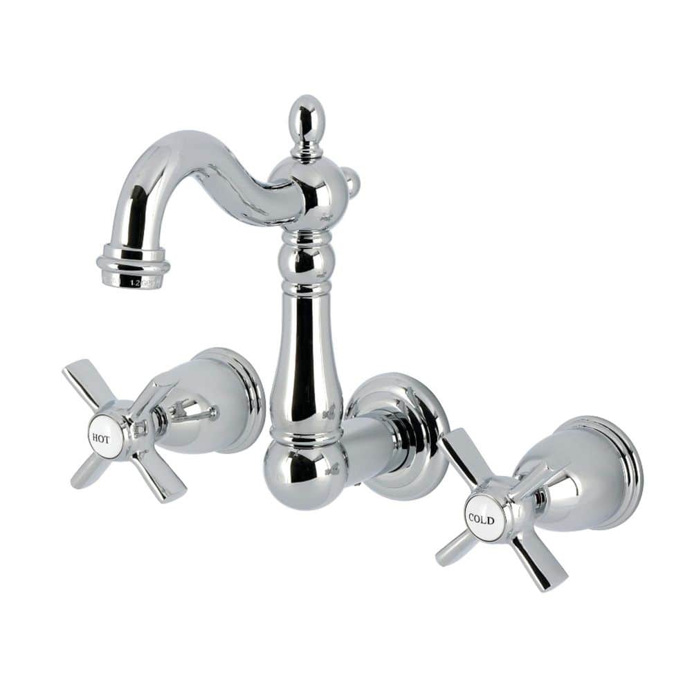 Millennium 2-Handle Wall-Mount Bathroom Sink Faucet in Polished Chrome price history on PriceWatchPro