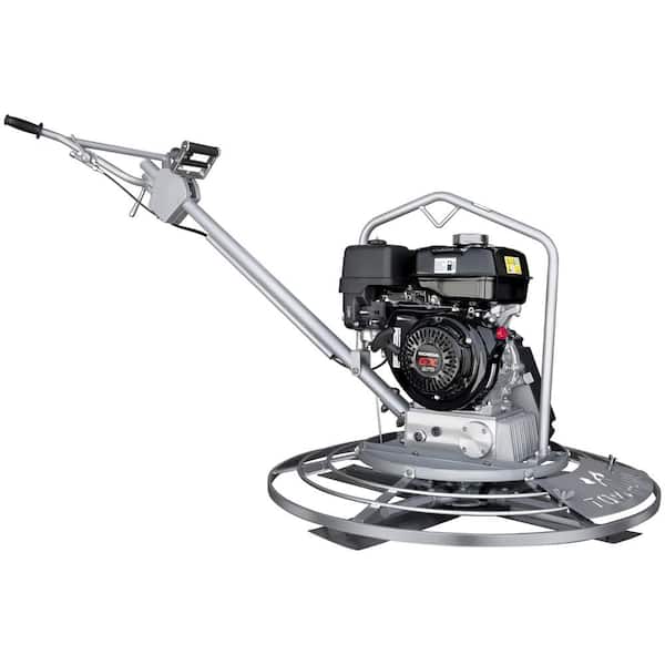46 in. Concrete Power Trowel Walk Behind Fast Pitch 13 HP Honda Finishing Trowel with Blades Float Pan