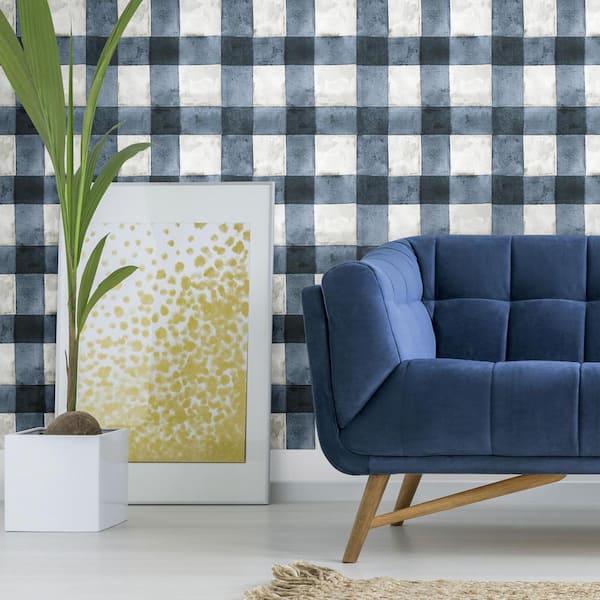Buffalo Plaid Peel and Stick Wallpaper (Covers 28.18 sq. ft.)