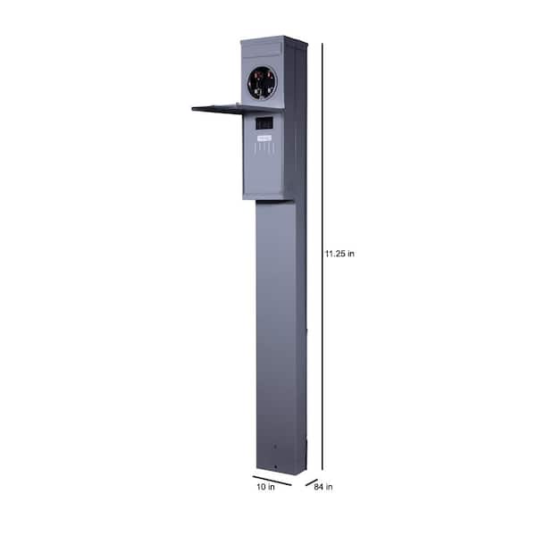 Outdoor Meter Rack Meter Pedestal With Circuit Breakers